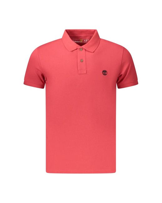Timberland Pink Polo Shirts for men