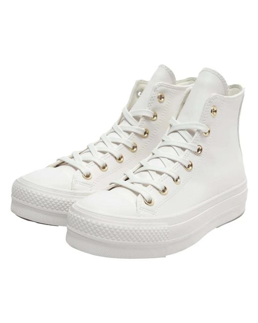Converse Chuck Taylor All Star Lift Sneakers in het White