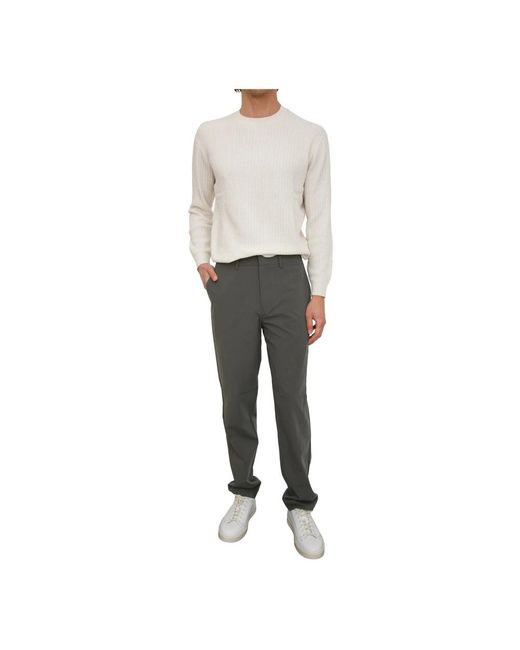 ARMANI EXCHANGE Gray Round-Neck Knitwear for men