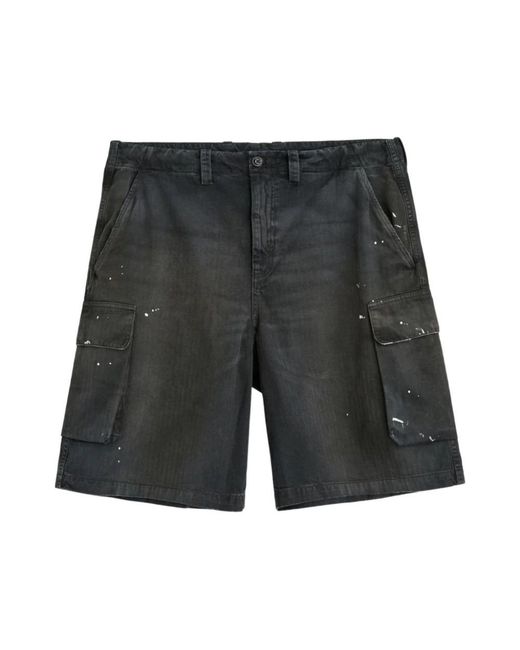 Our Legacy Gray Denim Shorts for men