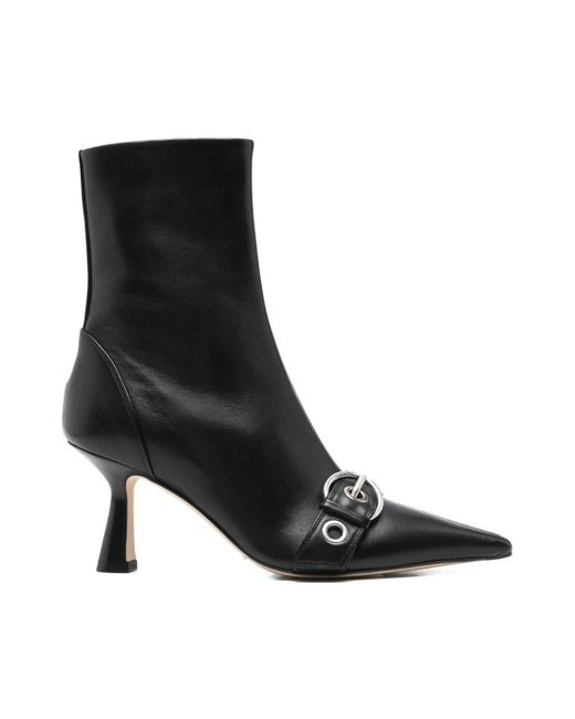 Aeyde Black Schwarze Absatzschuhe Halima
