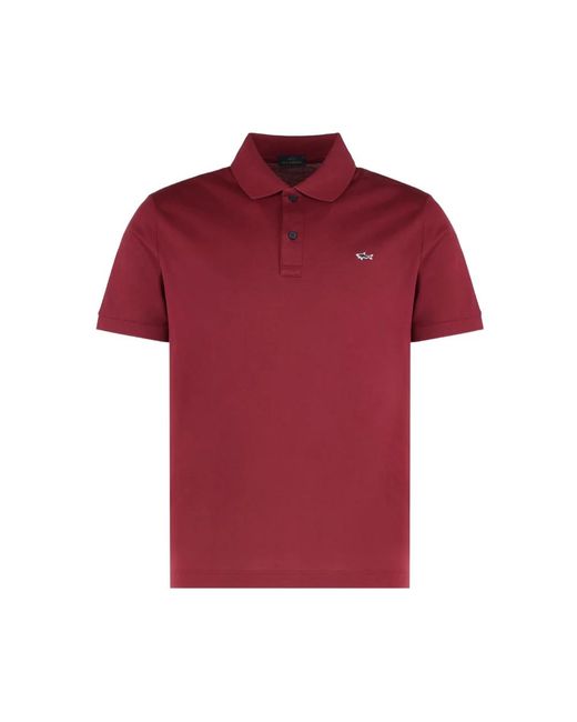 Paul & Shark Red Polo Shirts for men