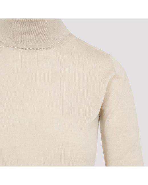 Max Mara Natural Turtlenecks