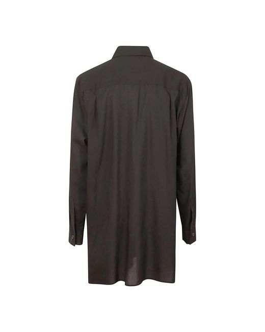 Yohji Yamamoto Black Shirt Dresses