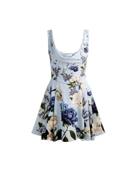 Alice + Olivia Blue Short Dresses