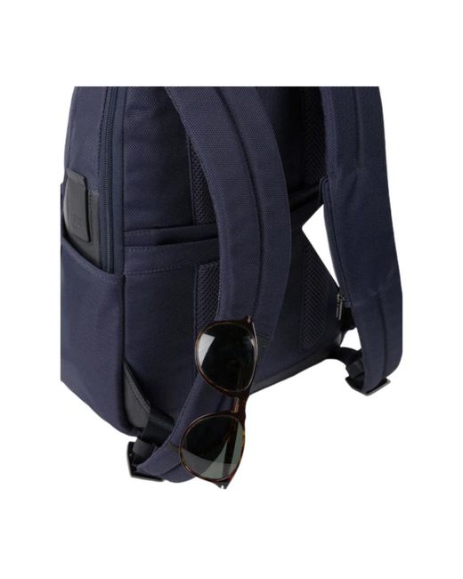 Piquadro Blue Backpacks