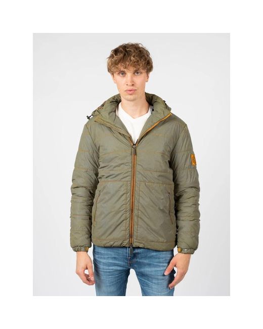 Winter Jackets Guess de hombre de color Green