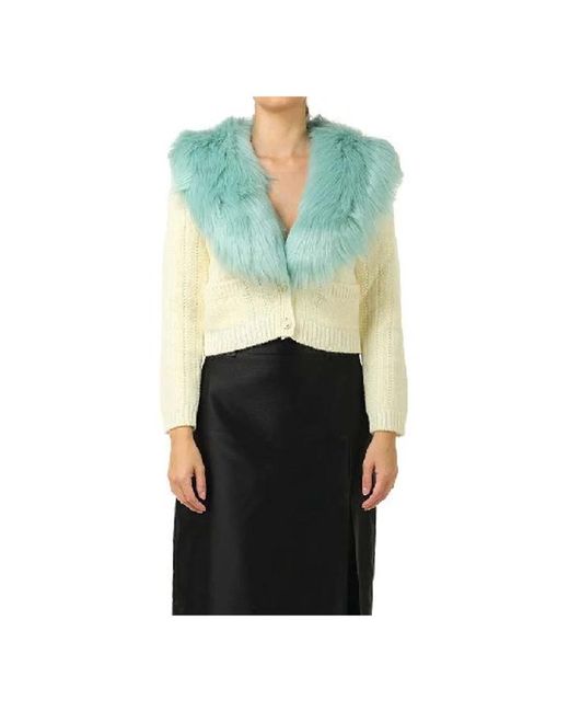 Gucci Truien & Vesten ,Wol Wollen Kasjmier Cardigan in het Green