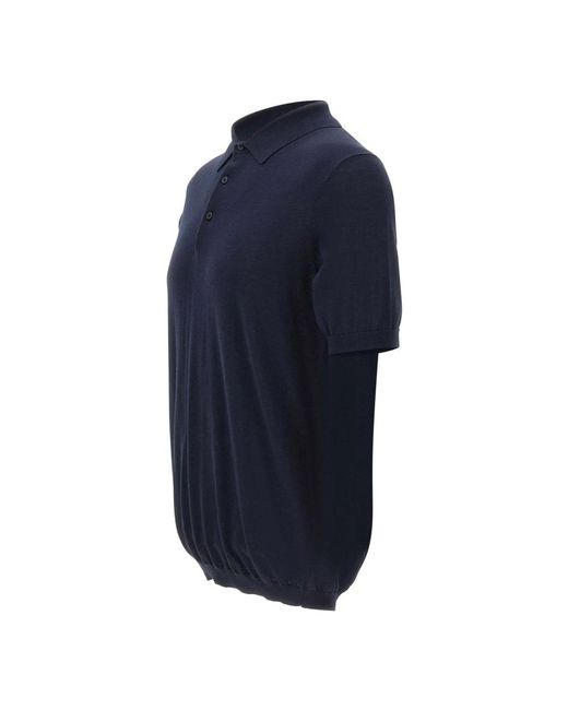 Kangra Blue Round-Neck Knitwear for men