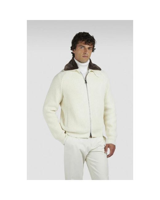 Cardigans di Paul & Shark in Natural da Uomo