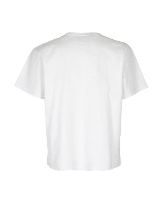Amaranto Tops ,Wit ,Katoen T-Shirts in het White voor heren