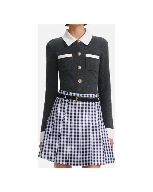 Cardigans Self-Portrait de color Black