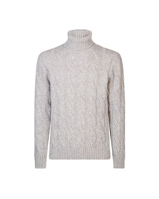 Turtlenecks di Eleventy in Gray da Uomo