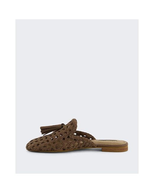 Mules Corina en coloris Brown