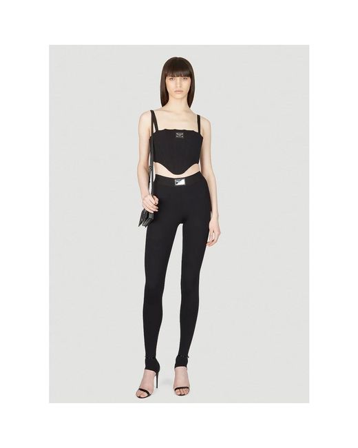 Dolce & Gabbana Black Sleeveless Tops