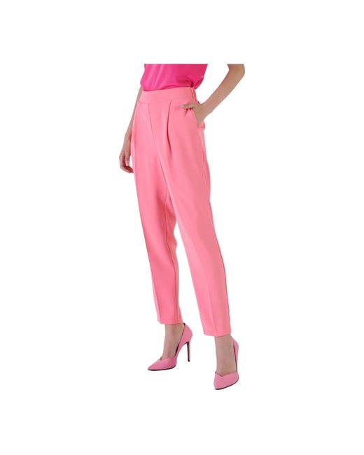 Tapered trousers Silvian Heach de color Pink
