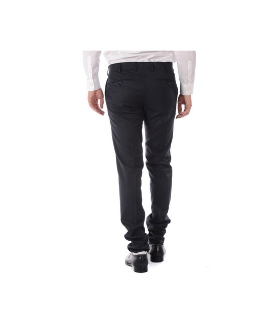 Daniele Alessandrini Blue Suit Trousers for men