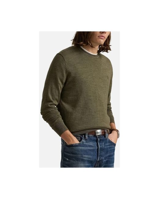 Polo Ralph Lauren Green Round-Neck Knitwear for men