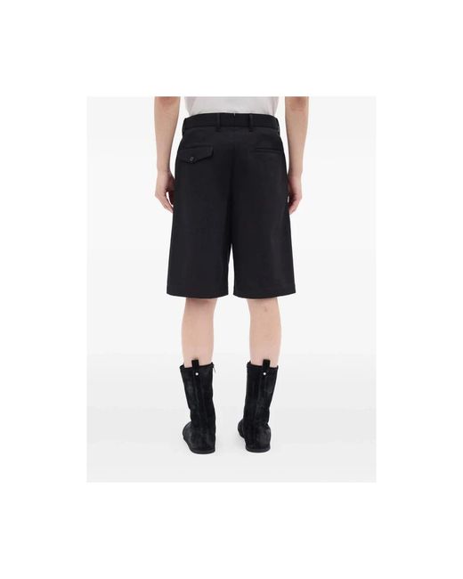 Ann Demeulemeester Black Casual Shorts for men