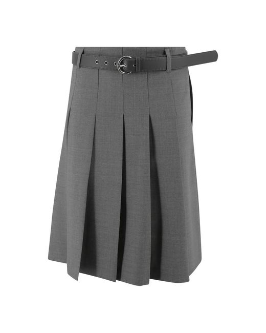 Short Skirts Max Mara de color Gray