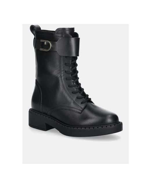 Lace-Up Boots Furla de color Black