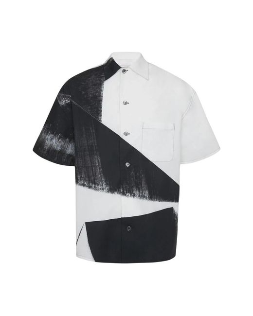 Alexander McQueen Black Short Sleeve Shirts for men