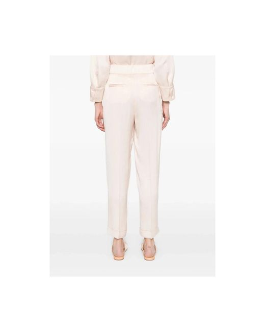Peserico Pink Wide Trousers