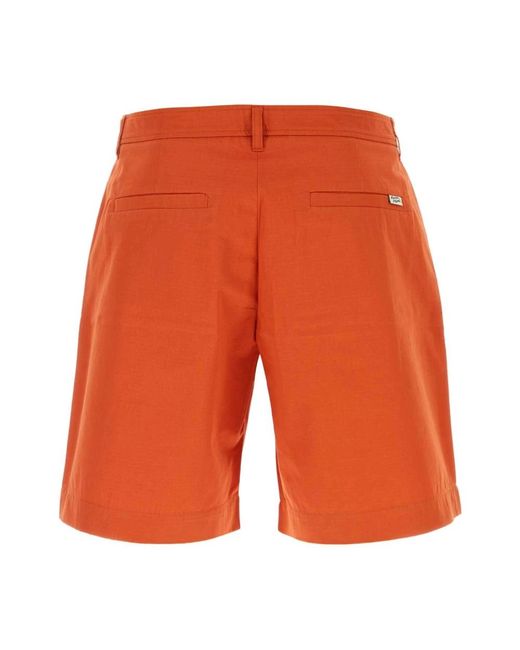 Maison Kitsuné Orange Casual Shorts for men
