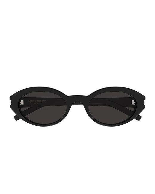 Saint Laurent Black Vintage schwarze sonnenbrille sl 567