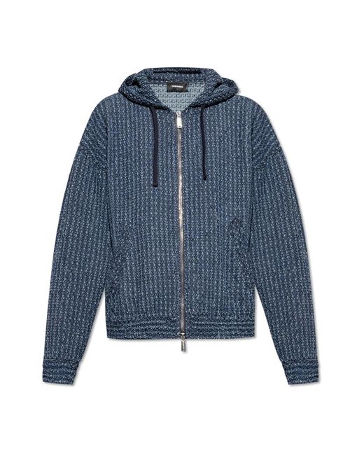 DSquared² Zip-Throughs in het Blue voor heren