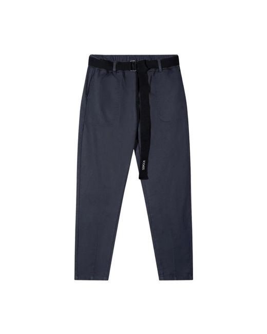 10Days Blue Slim-Fit Trousers