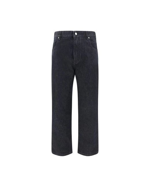 Fendi Blue Straight Jeans for men