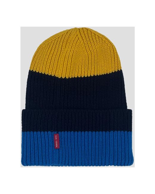 Beanies di Manuel Ritz in Blue da Uomo