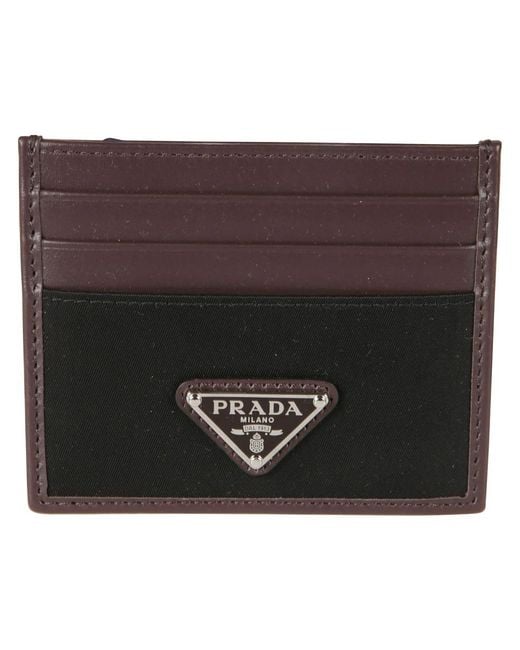 Prada Speedrock Kartenetui in Black für Herren