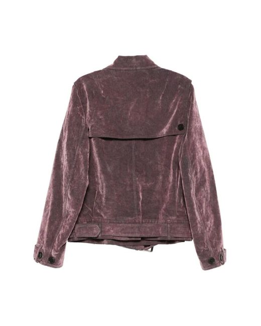 Dries Van Noten Vassel Den Jacket in het Brown voor heren