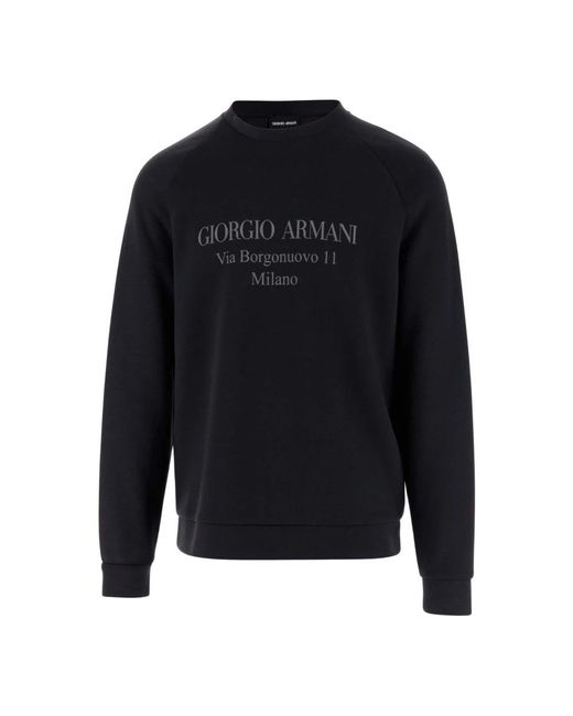 Giorgio Armani Blue Sweatshirts for men