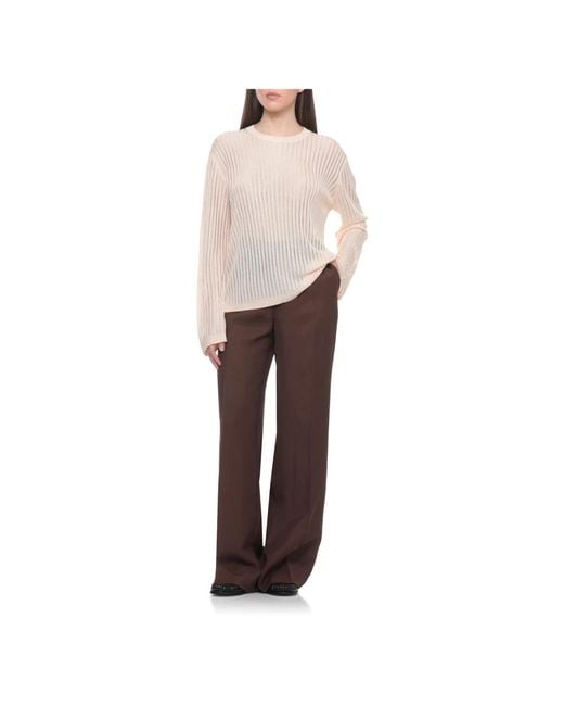 Loulou de Saison Natural Round-Neck Knitwear