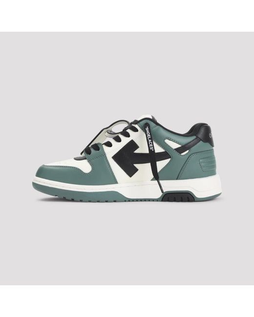 Off-White c/o Virgil Abloh Pijl Logo Sneakers in het Green voor heren