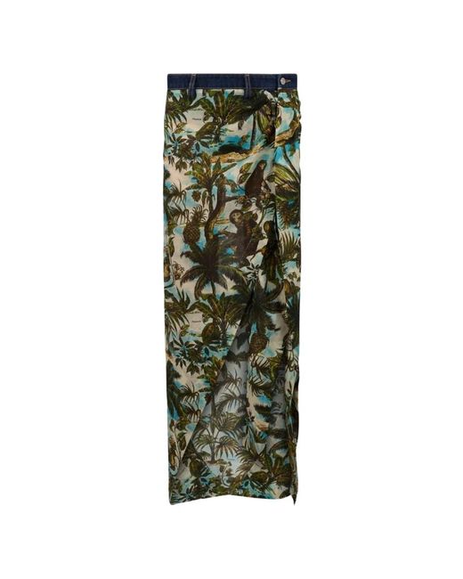 DSquared² Green Maxi Skirts