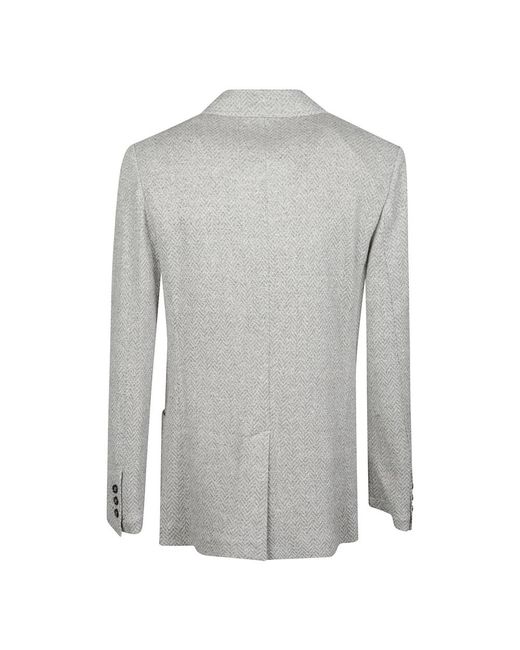 Ballantyne Bmj036 Single Breasted Jacket in het Gray voor heren