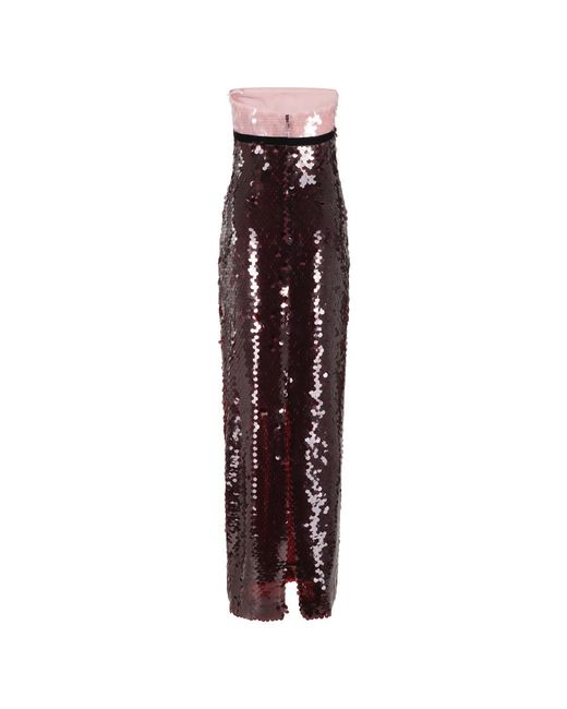 Gowns di retroféte in Purple