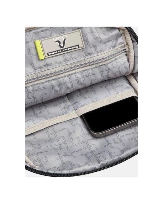 Roncato Black Cross Body Messenger for men