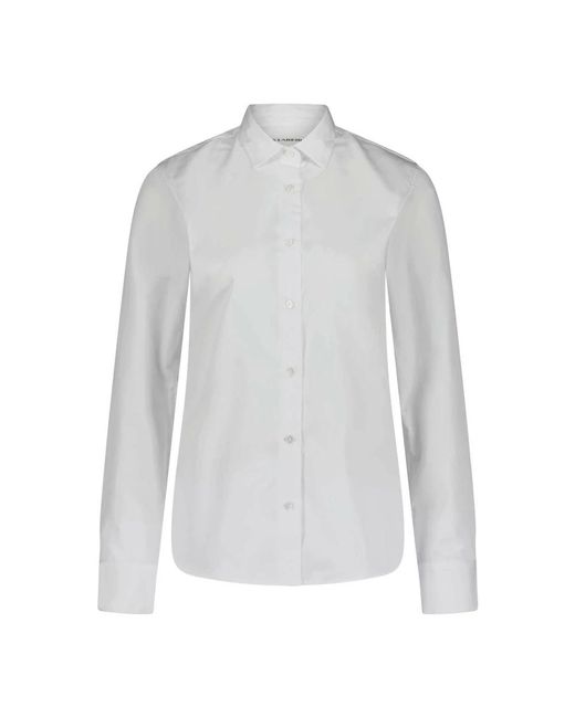 Lis Lareida Overhemden ,Wit ,Pauline Blouse Knoopsluiting Design Portugal in het White