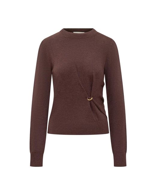 Isabel Marant Brown Round-Neck Knitwear
