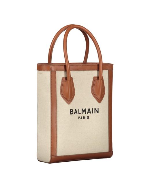 Balmain Brown Tote Bags