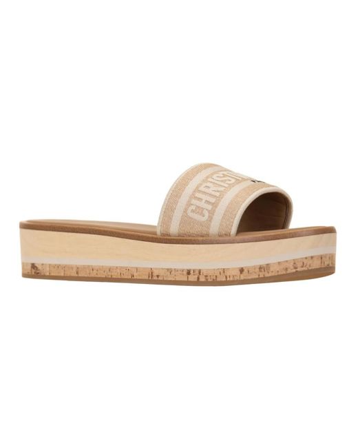 Dior Sliders in het White