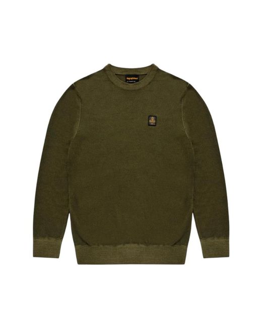Refrigiwear Round-Neck Knitwear in het Green voor heren