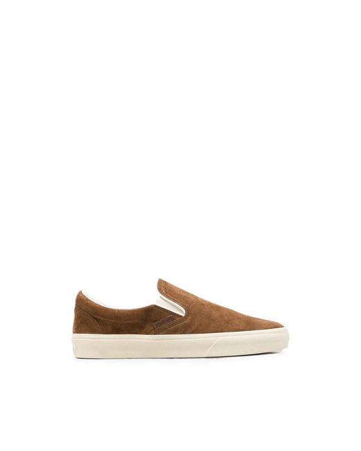 Tom Ford Brown Sneakers Suede for men