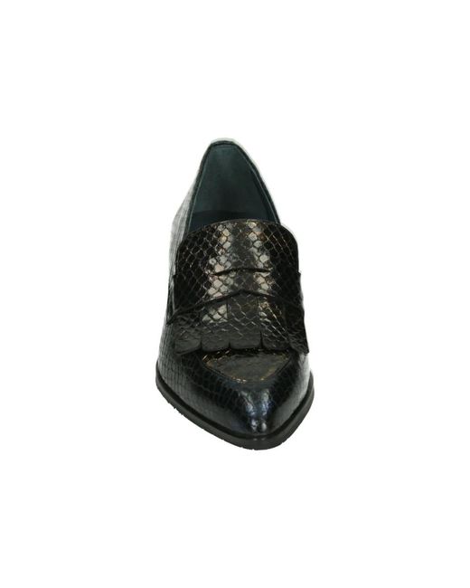 Pertini Schoenen ,Zwart ,Leer Bronze Slip-Ons Passion Lac Upper in het Black