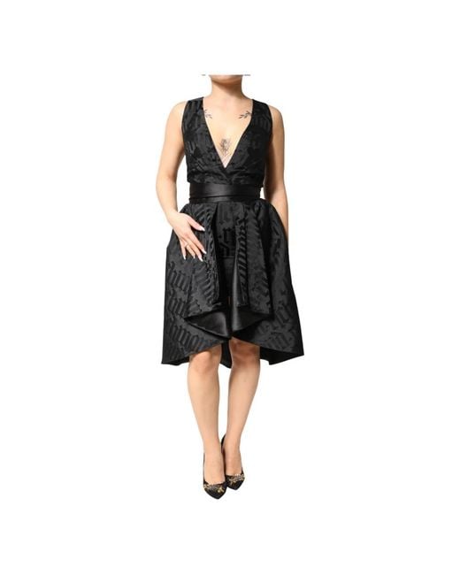 John Richmond Black Short Dresses
